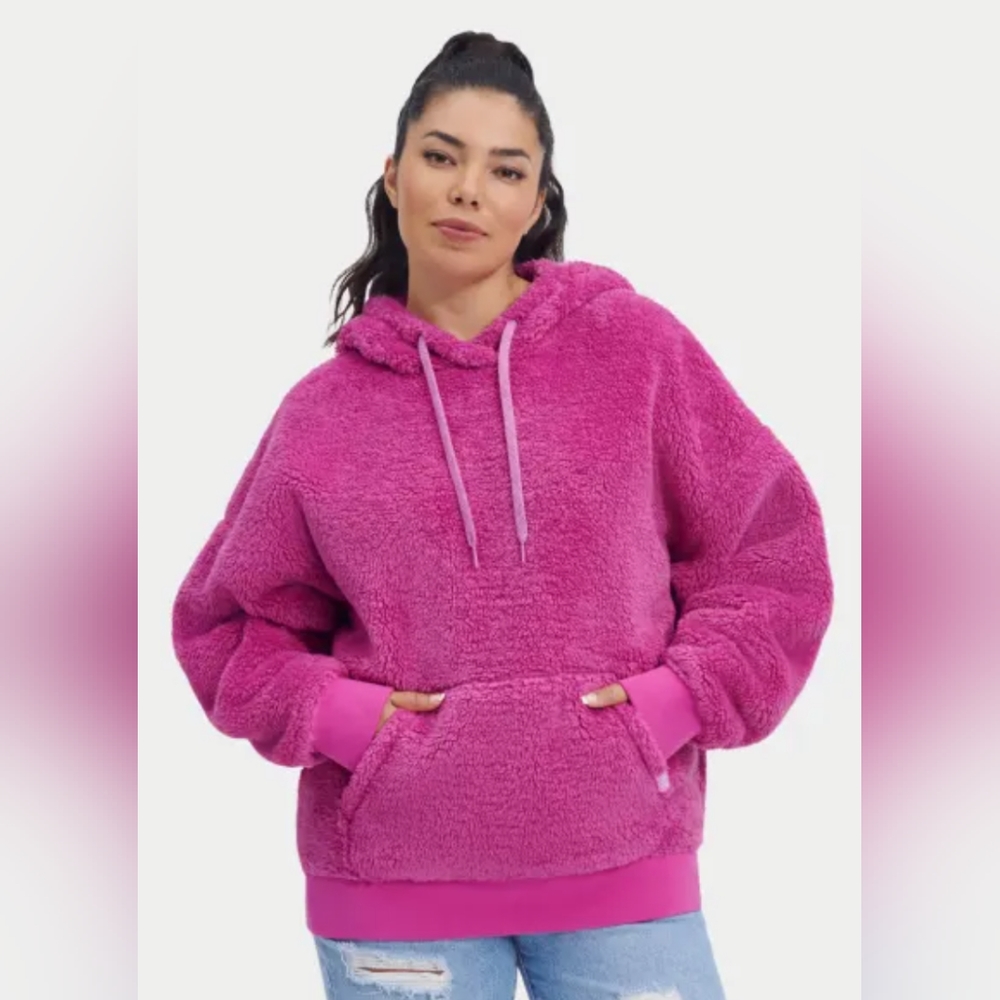 UGG Loyra Sherpa Hoodie, Medium